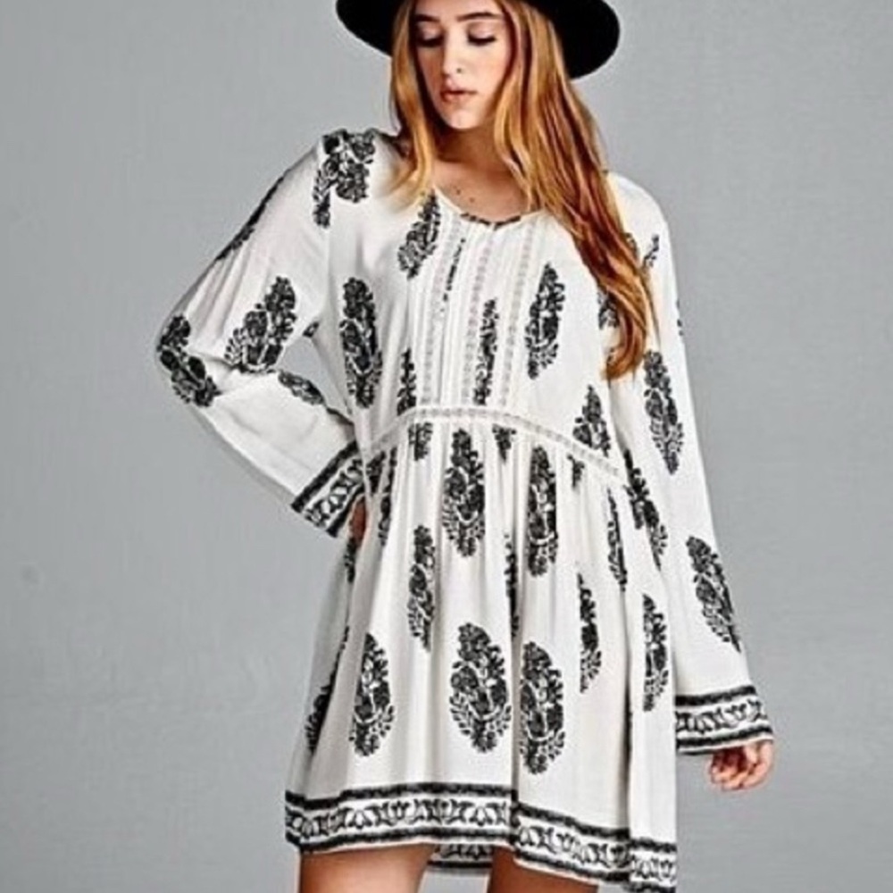 EUC- Velzera 100% Cotton Boho Dress